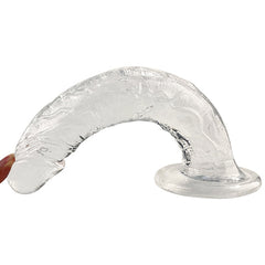 Dildo Consolador The Clear Willy 7.5" Cake Sex Shop Juguetes Sexuales para Adultos