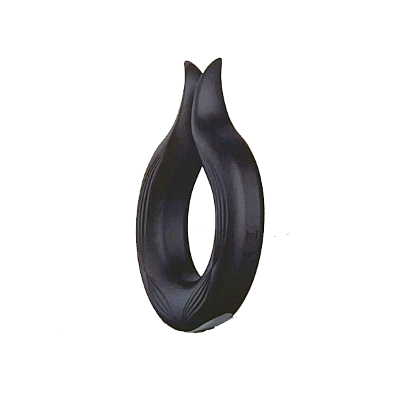 Anillo para Pene Silicone Rechargeable Black Control Cake Sex Shop Juguetes Sexuales para Adultos