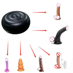 Inflable Sex Cushion Vibrating Dildo Consolador  - 7.5" Cake Sex Shop Juguetes Sexuales para Adultos