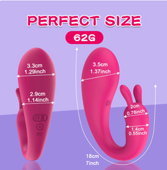 Vibrador Bunny Kiss  Vibradores Juguetes Sexuales Cake Sex Shop México Tienda para Adultos.