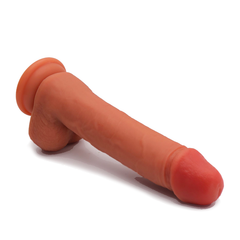 Dildo Consolador Ultra-Real Boyfriend Dong w/Balls 7" Cake Sex Shop Juguetes Sexuales para Adultos