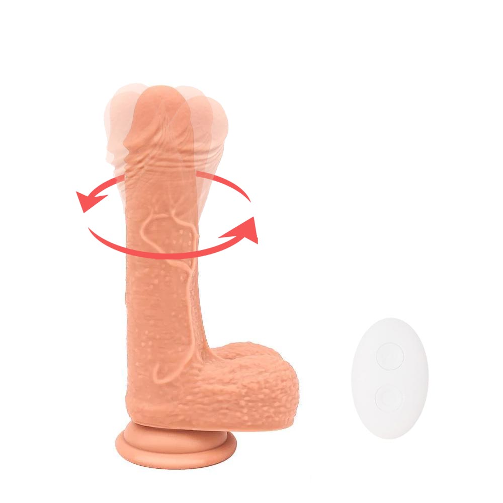 Dildo Consolador Rumble Rotating 7.5" Cake Sex Shop Juguetes Sexuales para Adultos