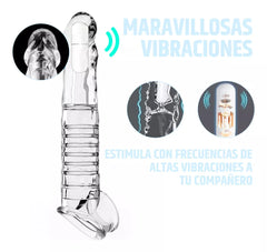 Extensión Clear Vibrating Penis Basic.