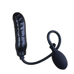 Dildo Consolador Inflatable Black Cock 6.5" Cake Sex Shop Juguetes Sexuales para Adultos