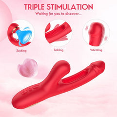 Vibrador sexual Red Tornado Cake Sex Shop Juguetes Sexuales para Adultos