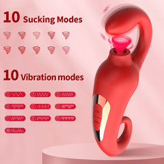 Vibrador Red Smurf Sucker.