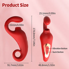 Vibrador Red Smurf Sucker.