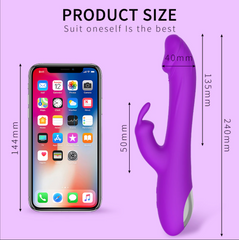 Vibrador Telescopic Bunny